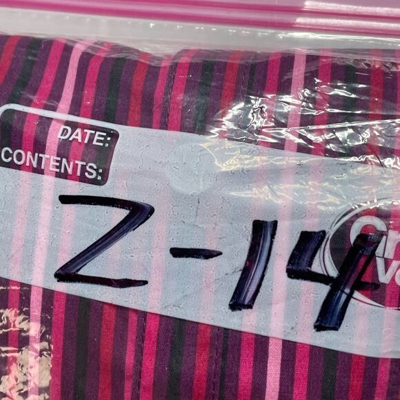 5 for $25🔥Roaman's Pink Striped Long Sleeve Button Front Shirt Size 18W - Picture 5 of 5